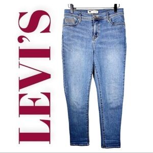 LEVI’S 512 Perfectly Slimming Straight Leg High Waist Jeans, Size 10